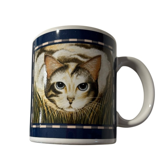 Cat collectible collection by Herrero - set of 3 cups and matching saucers - Picture 5 of 13